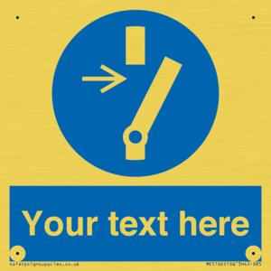 ME5162: Custom Disconnect Sign