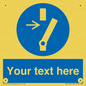 ME5162: Custom Disconnect Sign