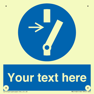 ME5162: Custom Disconnect Sign