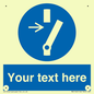 ME5162: Custom Disconnect Sign