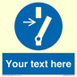 ME5162: Custom Disconnect Sign