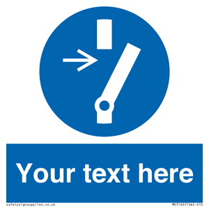 ME5162: Custom Disconnect Sign