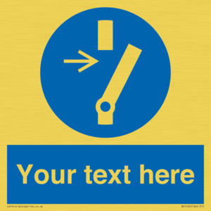 ME5162: Custom Disconnect Sign