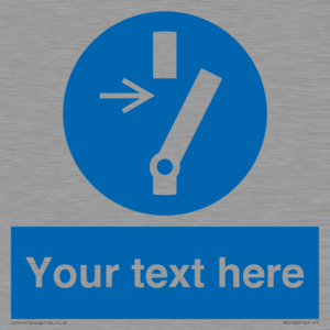 ME5162: Custom Disconnect Sign