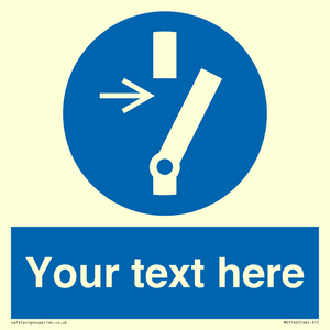 ME5162: Custom Disconnect Sign