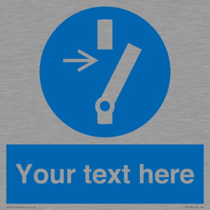 ME5162: Custom Disconnect Sign