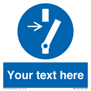 ME5162: Custom Disconnect Sign