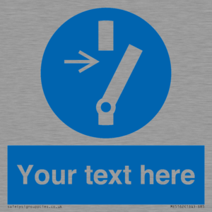 ME5162: Custom Disconnect Sign