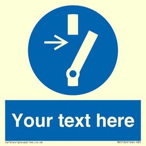 ME5162: Custom Disconnect Sign