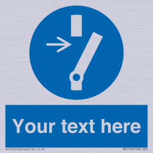 ME5162: Custom Disconnect Sign