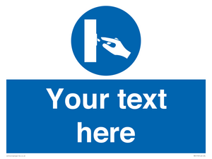 ME5173: Custom Switch Off Sign