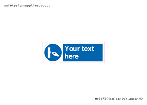 ME5173: Custom Switch Off Sign