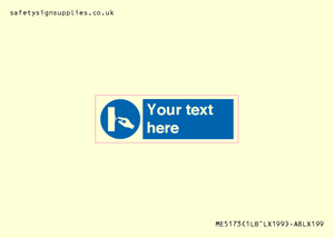 ME5173: Custom Switch Off Sign