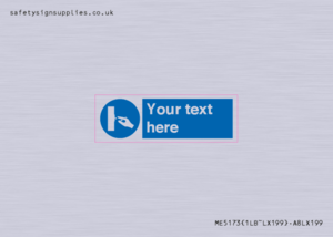 ME5173: Custom Switch Off Sign