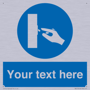 ME5173: Custom Switch Off Sign