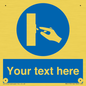ME5173: Custom Switch Off Sign