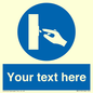 ME5173: Custom Switch Off Sign
