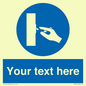 ME5173: Custom Switch Off Sign