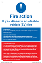 MF12909: Fire Action Notice for EVs (Electric Vehicles)