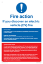 MF12909: Fire Action Notice for EVs (Electric Vehicles)