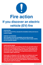 MF12909: Fire Action Notice for EVs (Electric Vehicles)