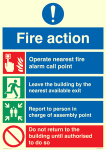 MF13023: Fire action