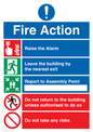MF13920: Fire action Notice - Do not take any risks