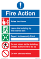 MF13920: Fire action Notice - Do not take any risks