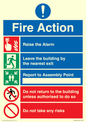 MF13920: Fire action Notice - Do not take any risks