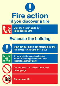 MF15262: Fire Action - Stay in flat if not affected by the fire