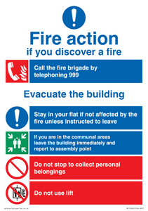MF15262: Fire Action - Stay in flat if not affected by the fire