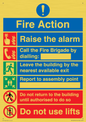 MF16570: Fire Action Call Fire Brigade with lifts