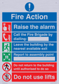 MF16570: Fire Action Call Fire Brigade with lifts