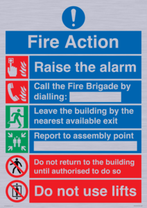 MF16570: Fire Action Call Fire Brigade with lifts