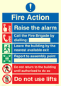 MF16570: Fire Action Call Fire Brigade with lifts