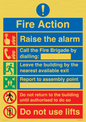 MF16570: Fire Action Call Fire Brigade with lifts