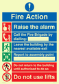 MF16570: Fire Action Call Fire Brigade with lifts