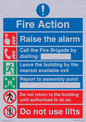 MF16570: Fire Action Call Fire Brigade with lifts
