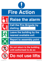 MF16570: Fire Action Call Fire Brigade with lifts