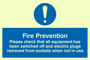 MF312: Fire prevention measures