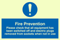 MF312: Fire prevention measures