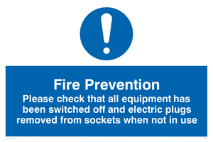 MF312: Fire prevention measures