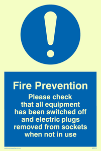 MF312: Fire prevention measures