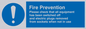 MF312: Fire prevention measures