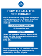 MF324: fire action how to call the fire brigade