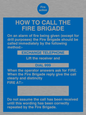 MF324: fire action how to call the fire brigade