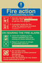MF326: Pictorial fire action (lifts)