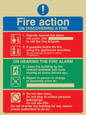MF326: Pictorial fire action (lifts)