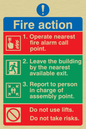 MF327: pictorial fire action