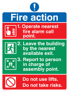 MF327: pictorial fire action